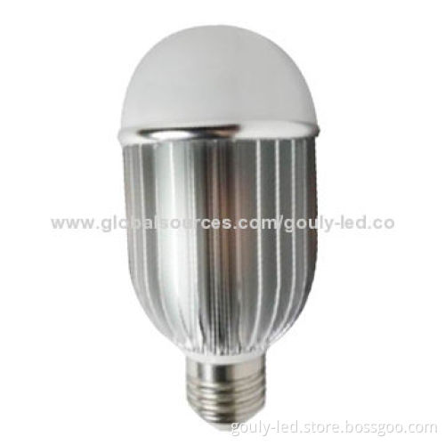 LED globe bulbs with 8W high-power light source and 100 to 240V AC voltage
